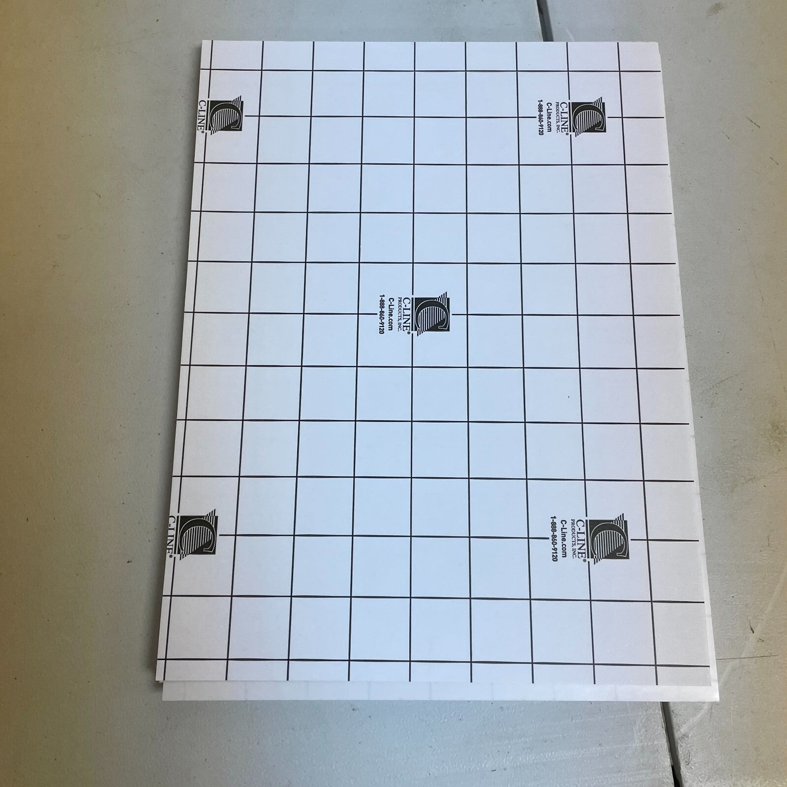 C‑Line Cleer Adheer 9″×12″ Self‑Adhesive Laminating Film 50‑Pack