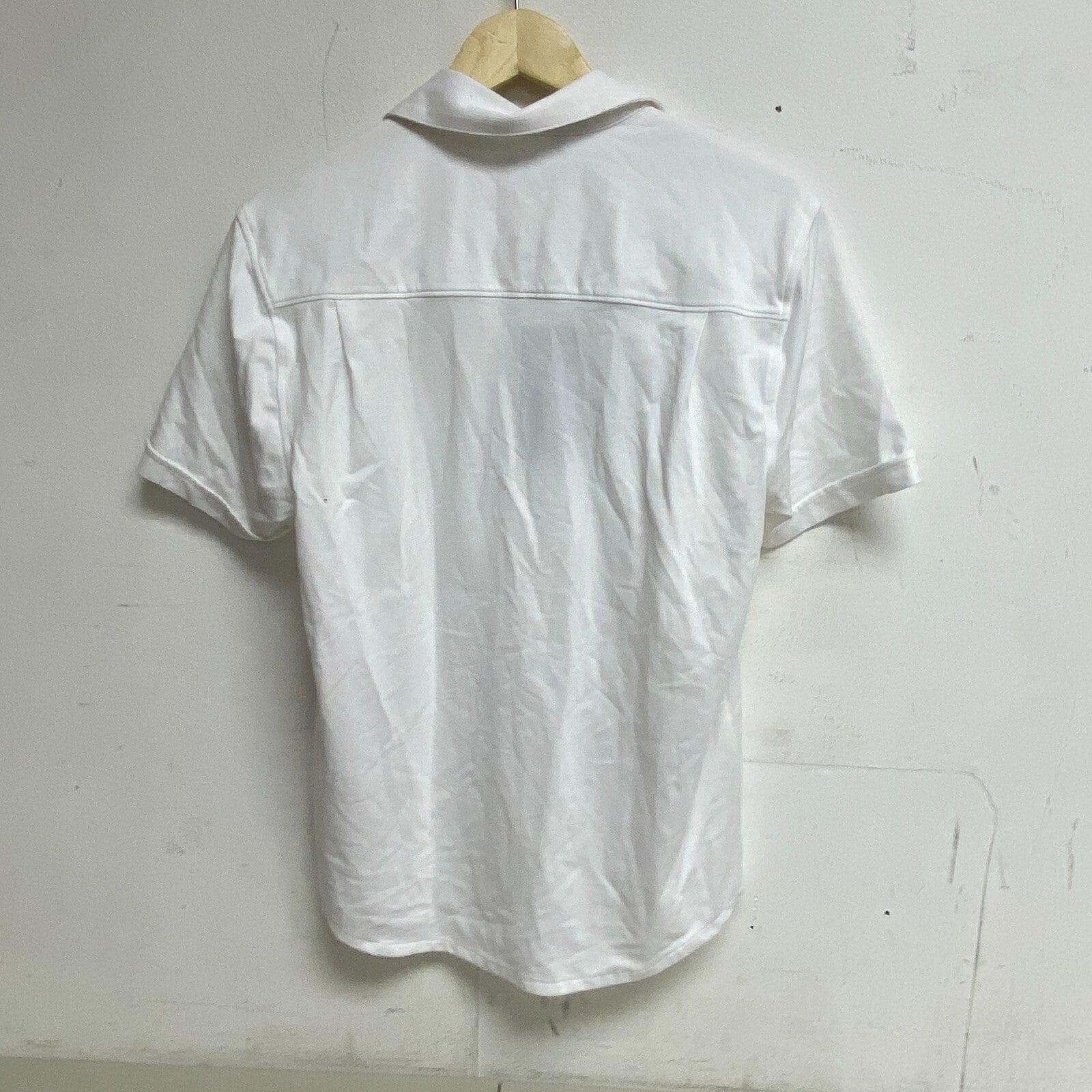 VRST Men's Short Sleeve Button Down Smart Shirt Pure White MAX200333 New