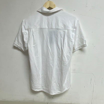 VRST Men's Short Sleeve Button Down Smart Shirt Pure White MAX200333 New
