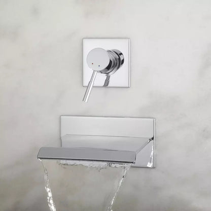 Signature Hardware Lavelle Wall Mount Waterfall Tub Faucet Chrome SH441016CP
