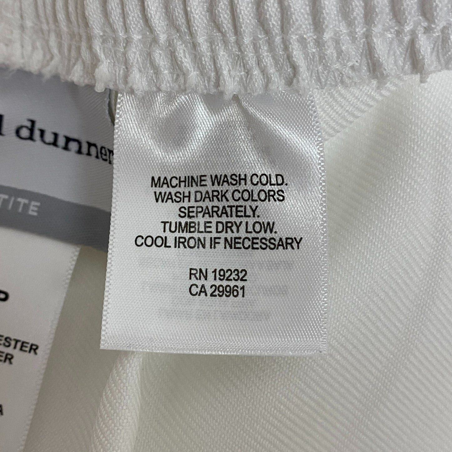 ALFERD DUNNER CLASSIC WHITE SIZE 8P 01708 CX