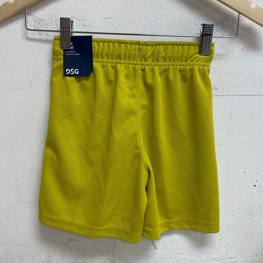 DSG Boys' Mesh Training Polyester Shorts Loose Fit Elastic Waist Warm Olive