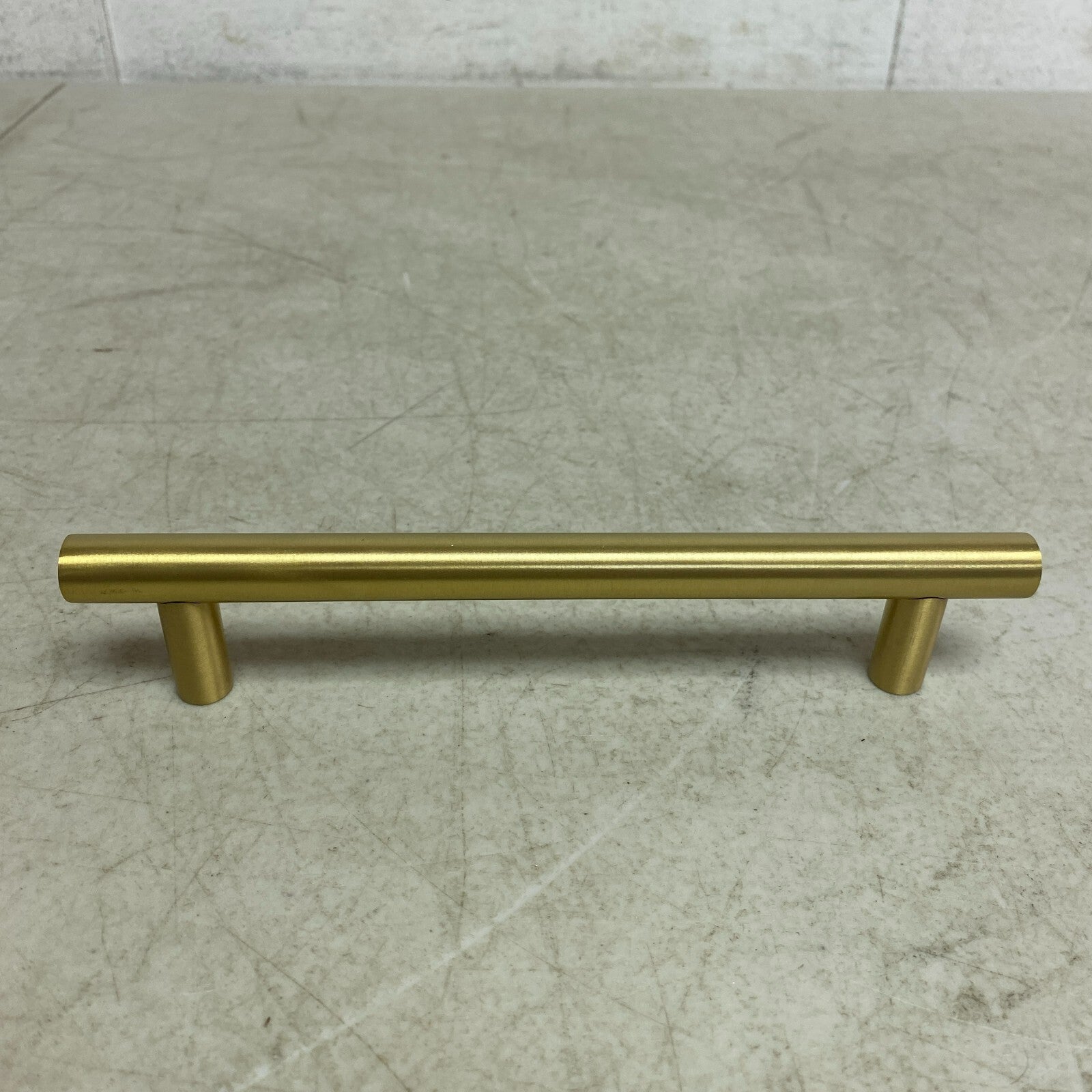 Signature Hardware 6" Avignon Solid Brass Cabinet Pull Satin Brass EH1082.6.SBS
