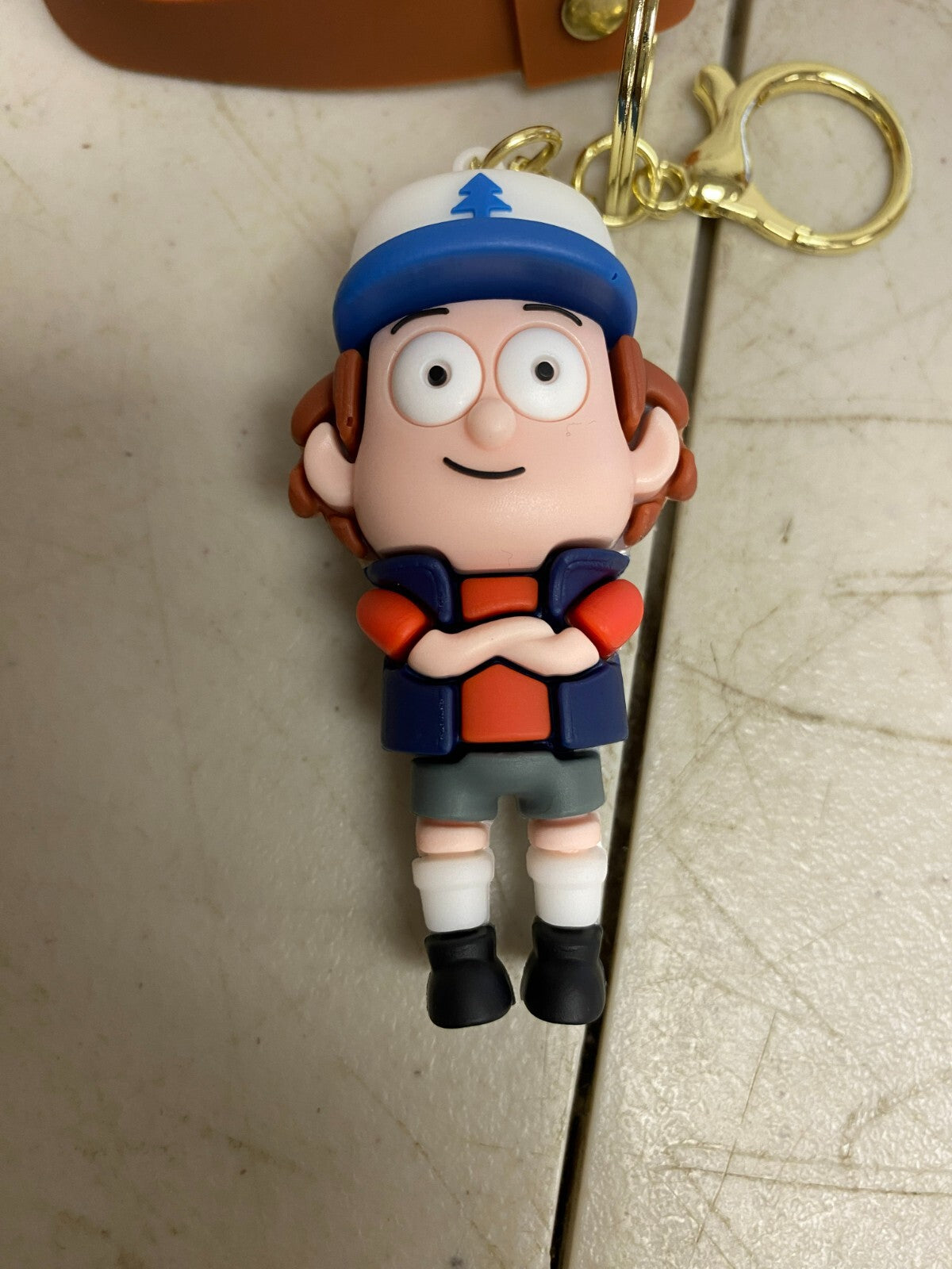 Assorted Silicone Gravity Falls Dipper Pines Keychain Accessory