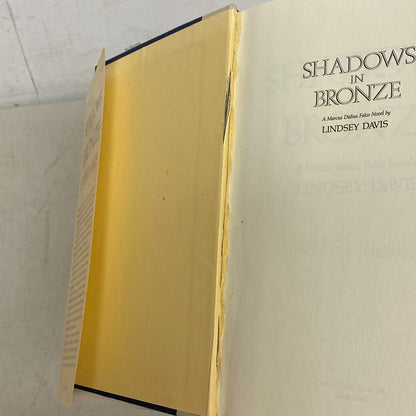 Shadows in Bronze: A Marcus Didius Falco Novel Davis, Lindsey hardcover Good