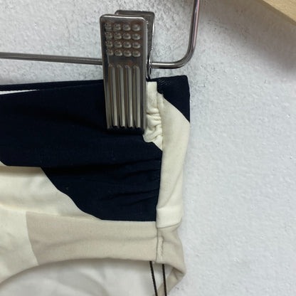 Calia Women's Shirred V Front Mid Rise Bottom Wavy Blocks Neutral WSA23415PRT