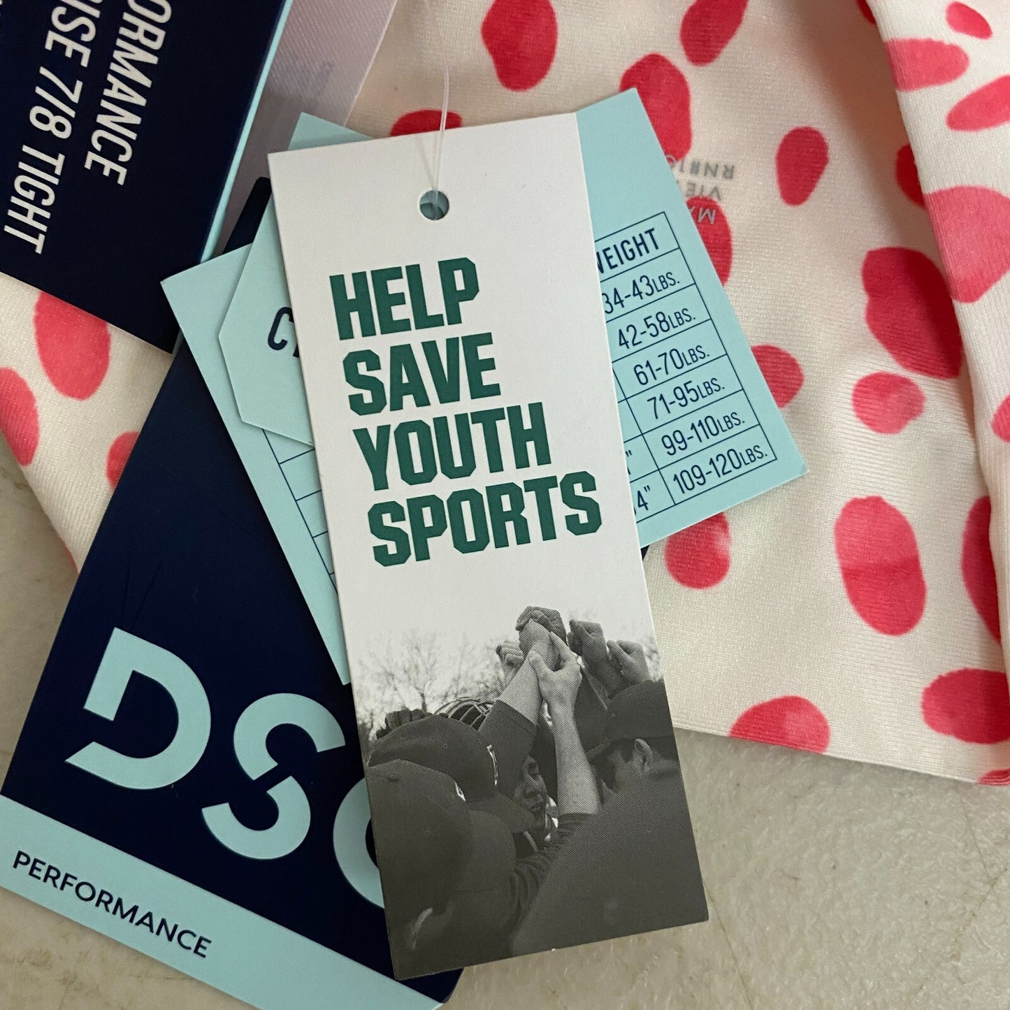 CharGirls Performance Crossover Waist 7/8 Tight Watercolor Cheetah DAG12101PRT