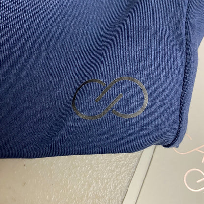 Calia Women High support Go All Out Zip Front Bra Ardosia Slate WAX17103 New