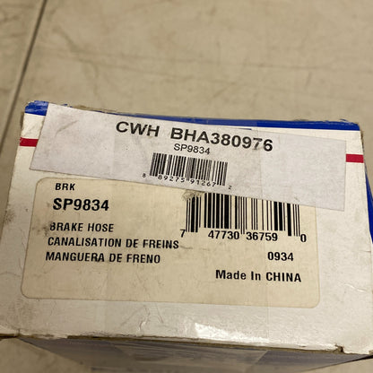 CARQUEST Brake Hydraulic Hose Assembly Black EPDM Rubber Rear Left  BHA380976