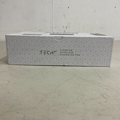 Tech2 3 in 1 Wireless Charging Pad with Adapter Qi-Enabled For Apple or Android