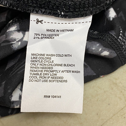 DSG Women's Momentum High Rise Capris Mid-Calf Len Power Surge Black DAW12304PRT