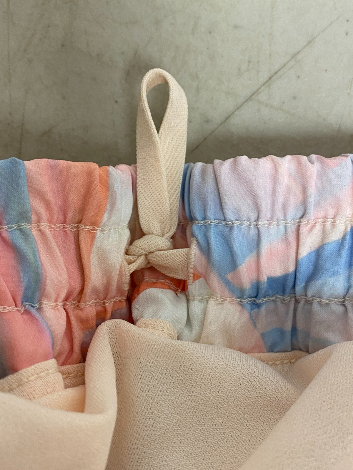 CALIA Women's Mid Rise Textured Mother Of Pearl Infinity Run Short WAX12336PRT