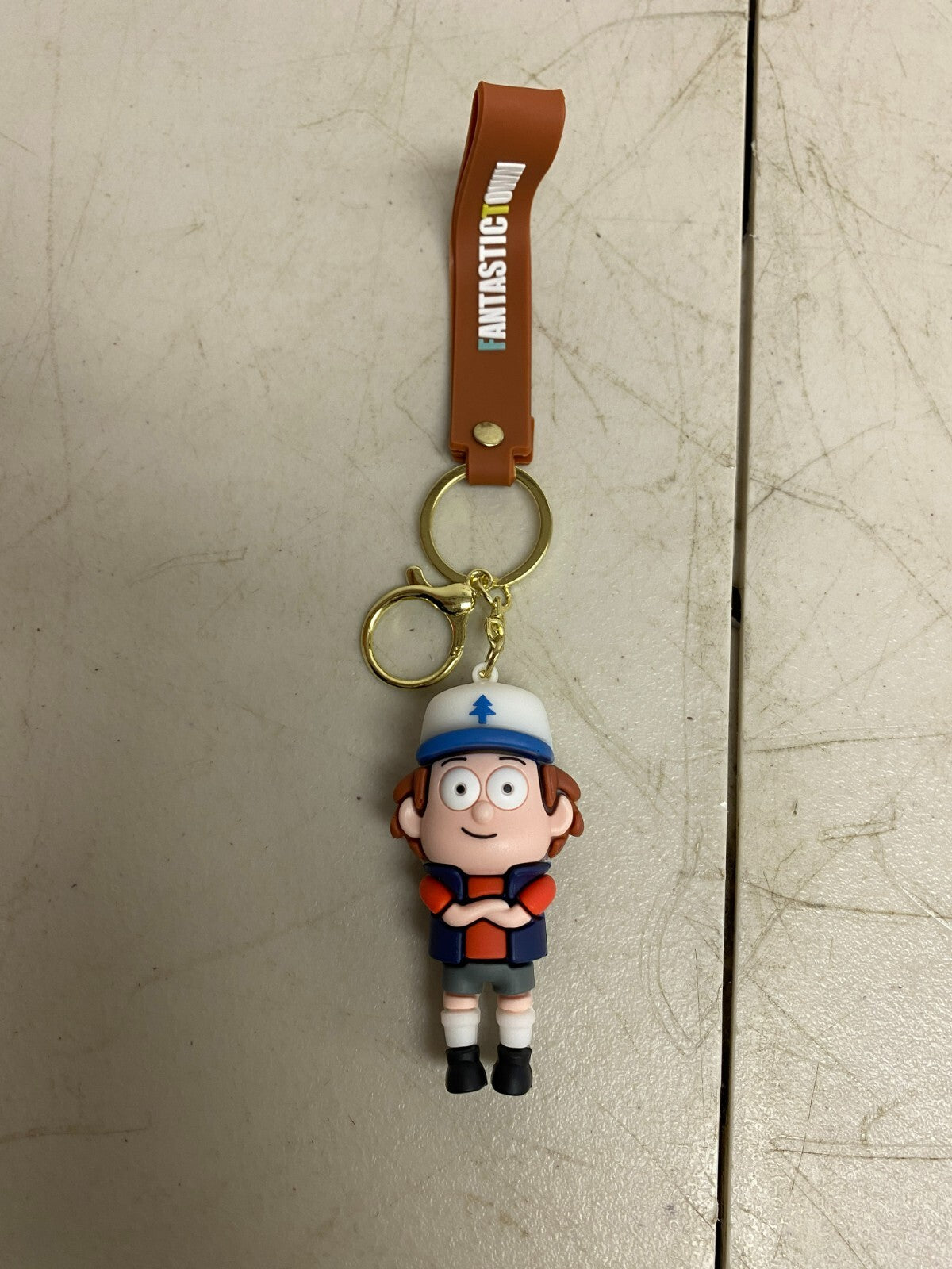 Assorted Silicone Gravity Falls Dipper Pines Keychain Accessory