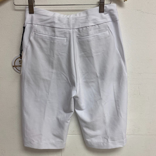 Tail White Label Women's Golf Fitted Shorts Size 2 White Clean Front Pieced