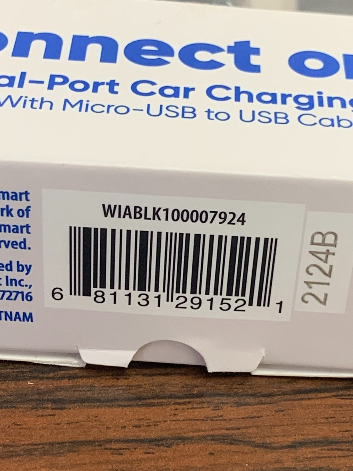 Connect onn Dual-Port Car Charging Kit With Micro-USB to USB Cable 2.4 Amps/Port