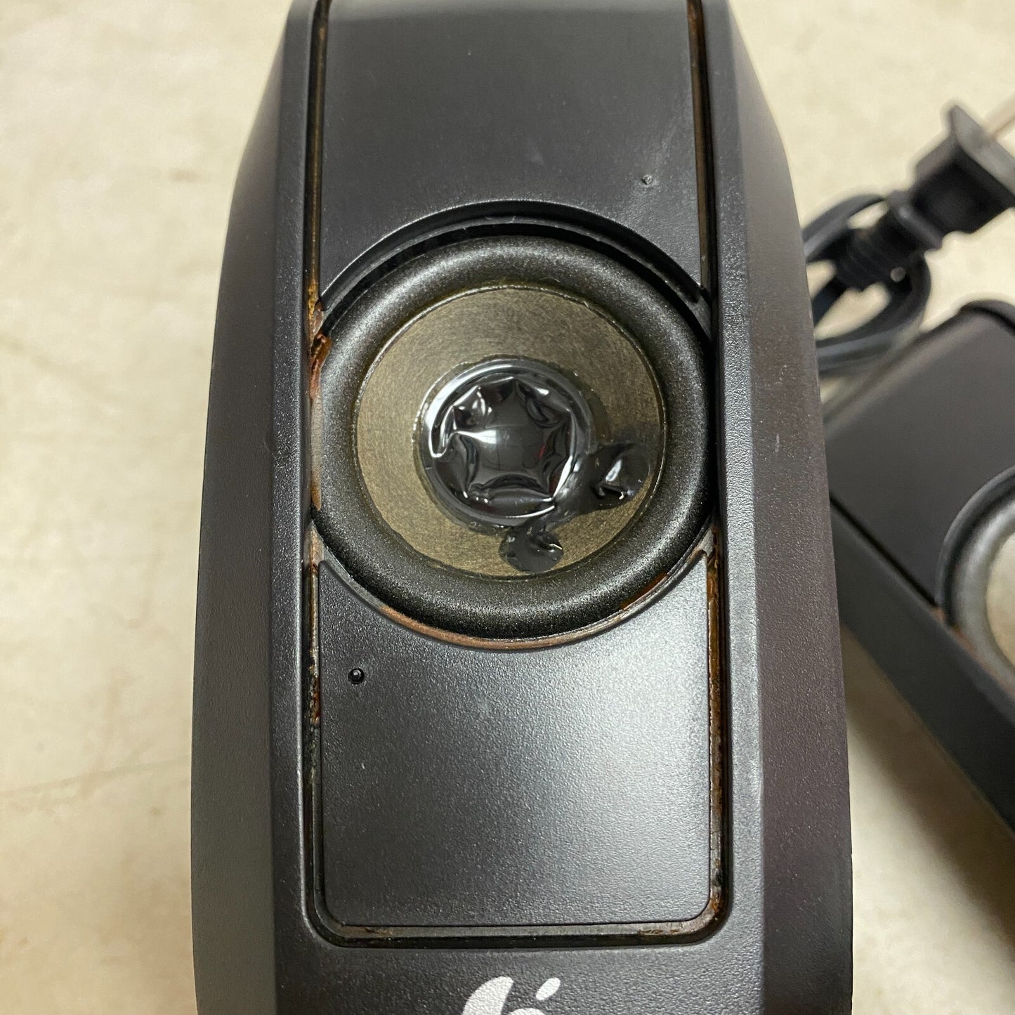 Logitech S120 Black Desktop Speaker System , Used Very Good