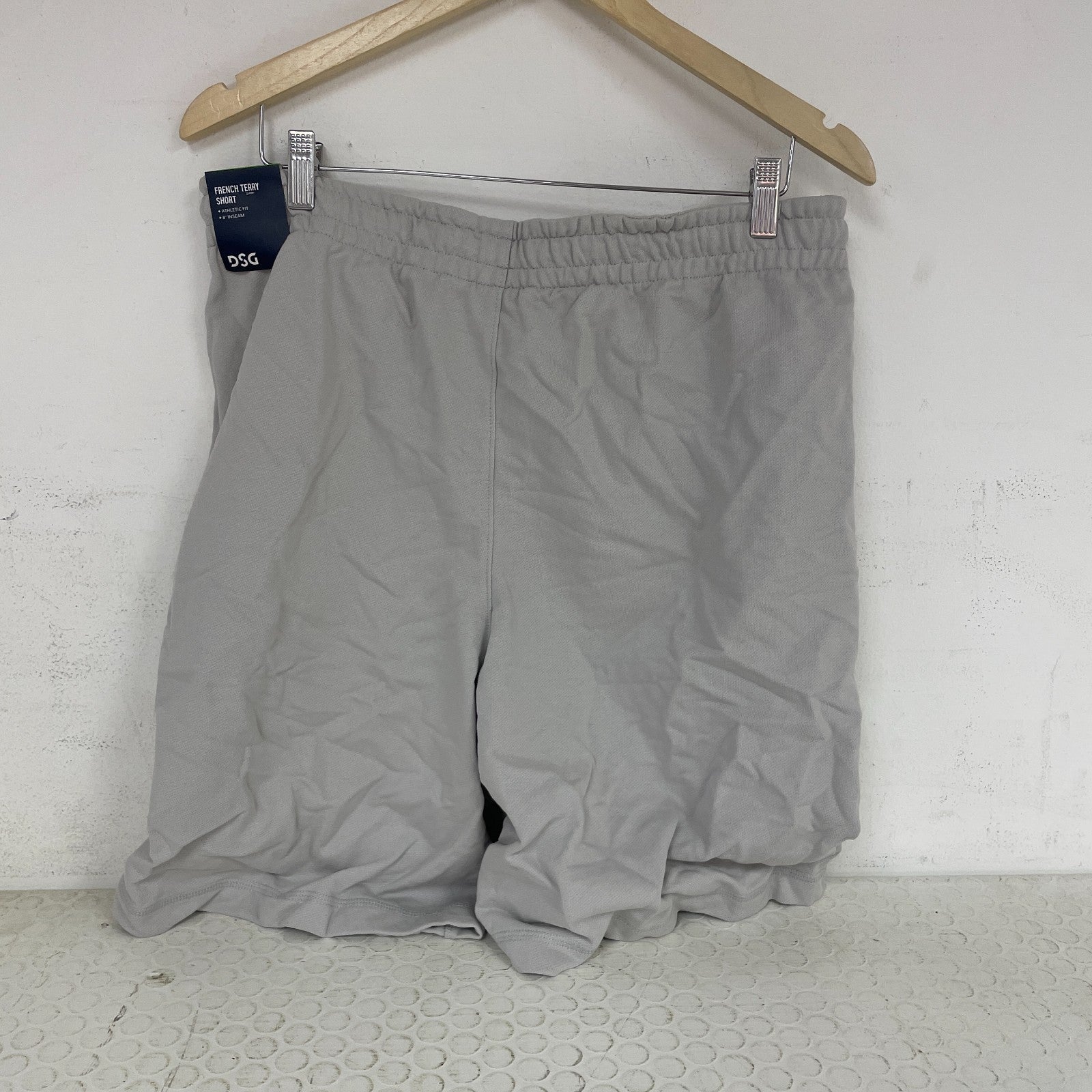 DSG Menâs French Terry Shorts Light Grey DAM21404VC Athletic Lounge Wear