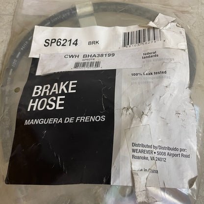 Carquest Wearever BHA38199 Brake Hose Assembly with Banjo Ends & Copper Washers