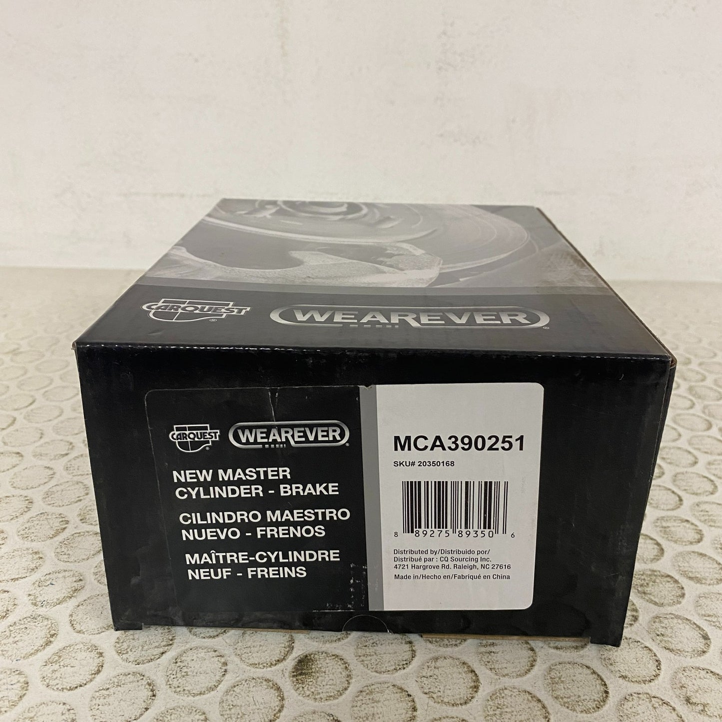 Carquest Wearever Brake Master Cylinder 7/8″ Bore Aluminum Model MCA390251