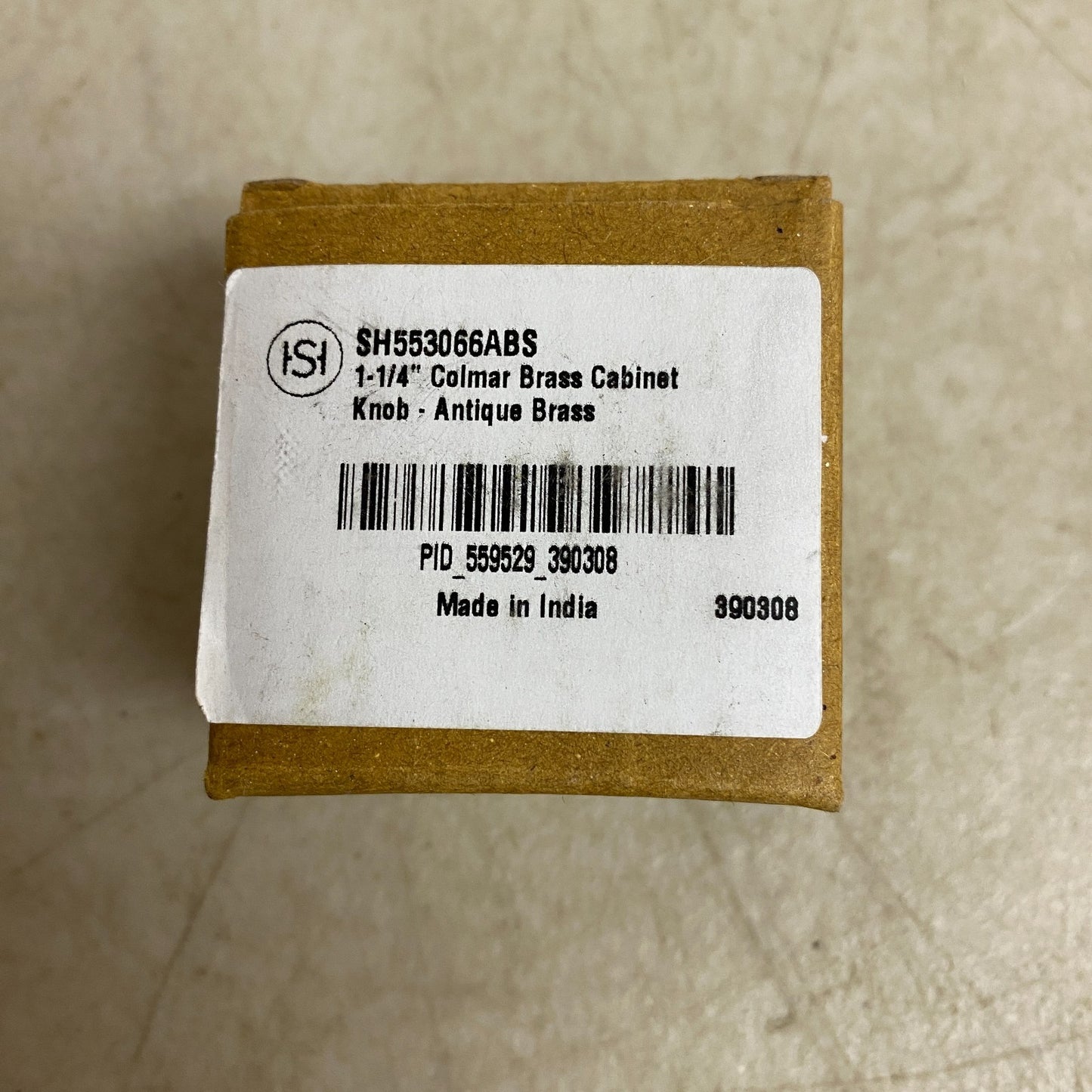 Signature Hardware 1-1/4" Colmar Brass Cabinet Knob Antique Brass SH5533066ABS