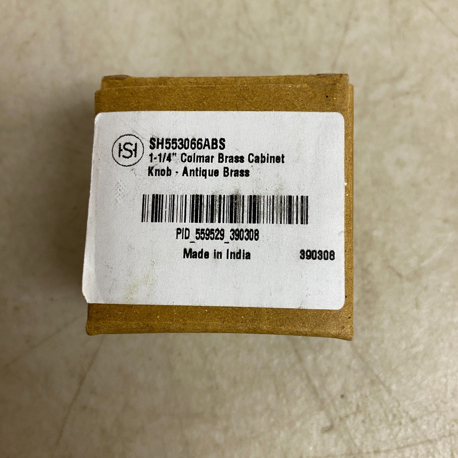 Signature Hardware 1-1/4" Colmar Brass Cabinet Knob Antique Brass SH5533066ABS