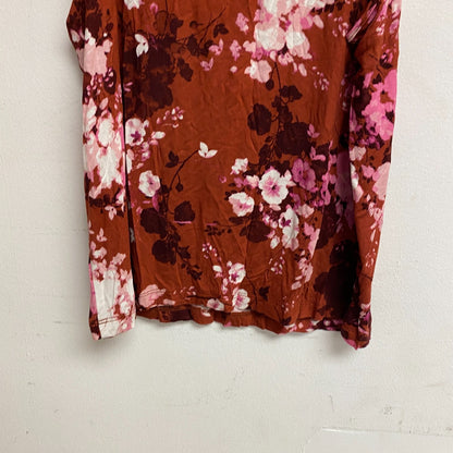 AMBRIELLE SLEEPWEAR 2-pc set sleeveless tank top and pajama pant size M floral