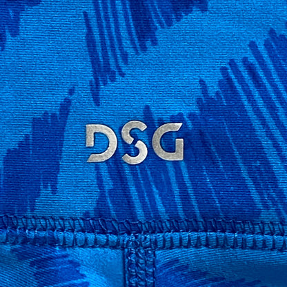 DSG Women's Momentum High Rise 5" Shorts Trippy Zebra Blue DAW12301PRT New