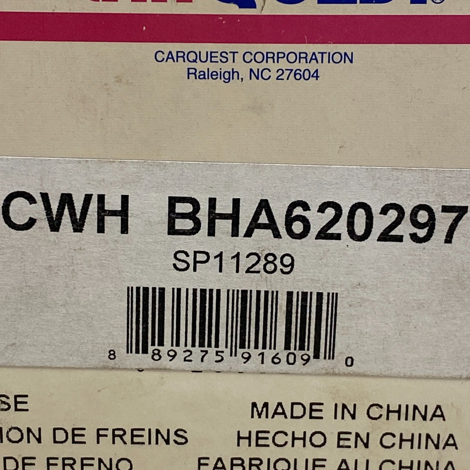 CARQUEST BHA620297 Brake Hydraulic Hose 19.75″ Black EPDM Rubber Direct Fit