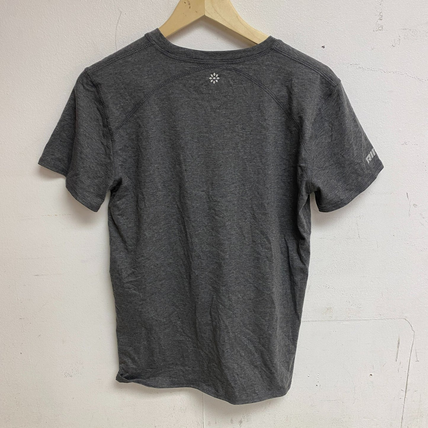 RIP-IT Woman's  Short Sleeve Crew Tee with Adira Plain Dark Grey BQ9776