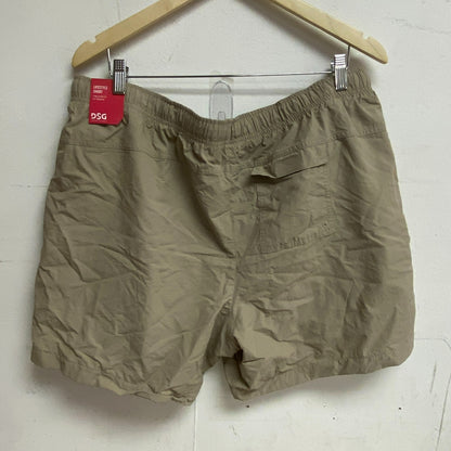 DSG X TWITCH + ALLISON Men's 6â Nylon Lifestyle Shorts Khaki Solid BOSSM13131