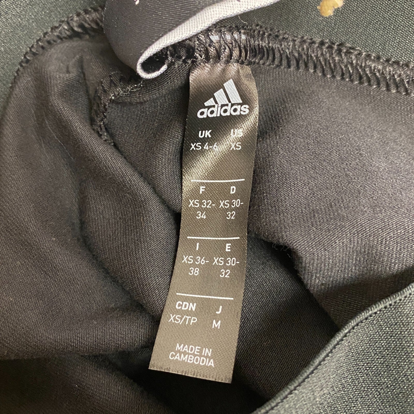 Adidas Compression Shorts Women's XS Color Mono Black Polyester/Spandex