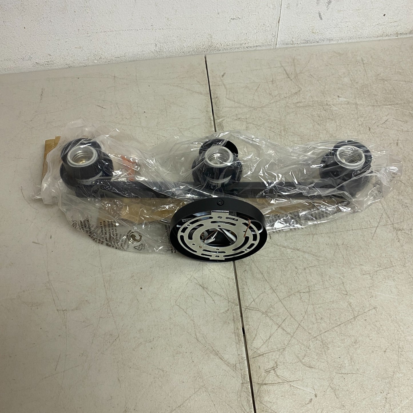 allen + roth Emeryson 17.75-in 3-Light Matte Black Transitional Vanity Light