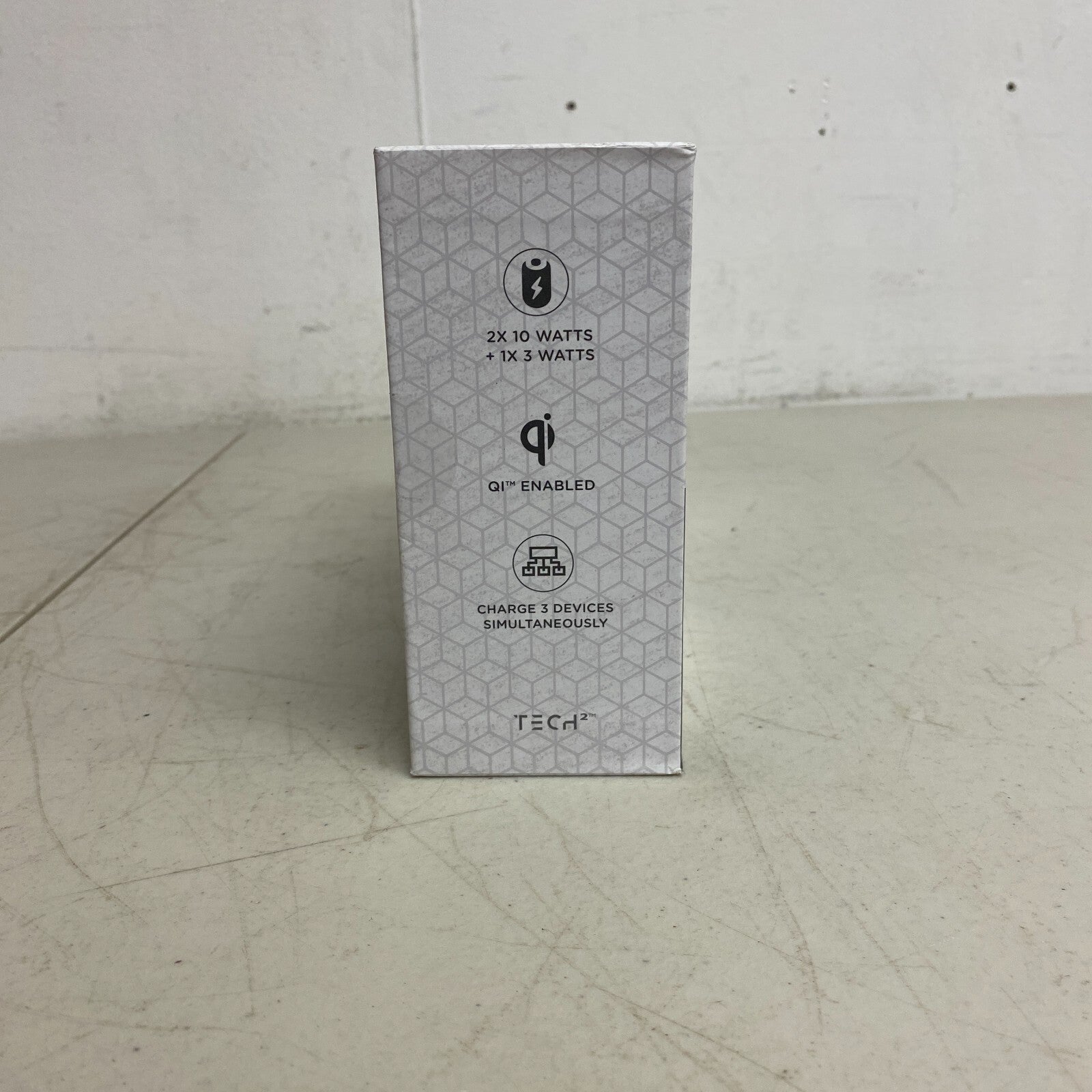 Tech2 3 in 1 Wireless Charging Pad with Adapter Qi-Enabled For Apple or Android