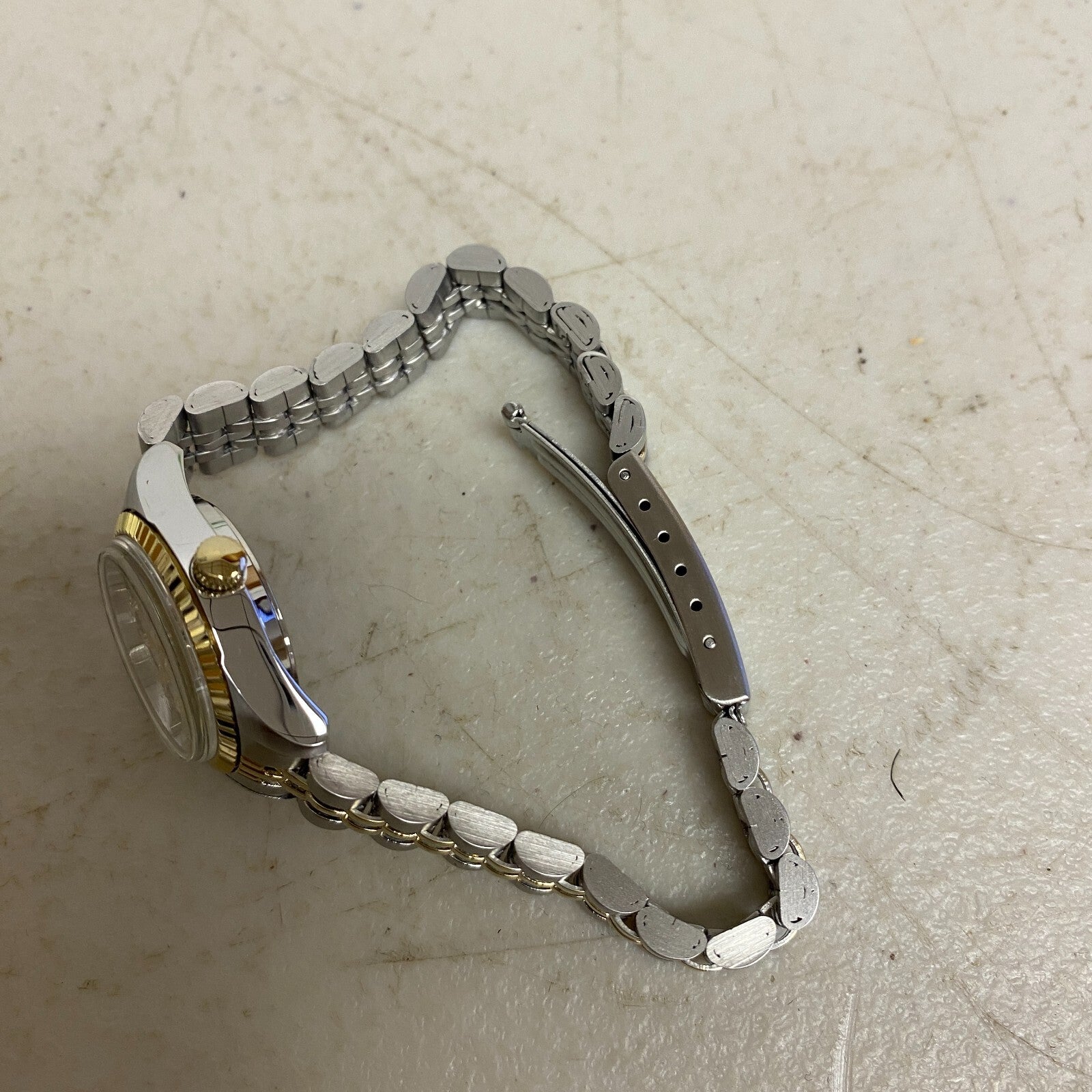 Armitron Women's Day/Date Crystal Accented Dial Metal Bracelet Watch, 75/2475TTB