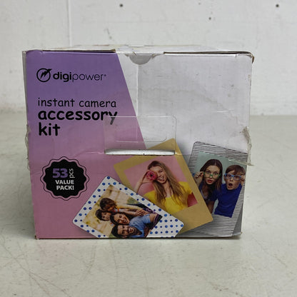 DigiPower Instant Camera Accessory Kit for Fujifilm instax mini 9 & 7s, White