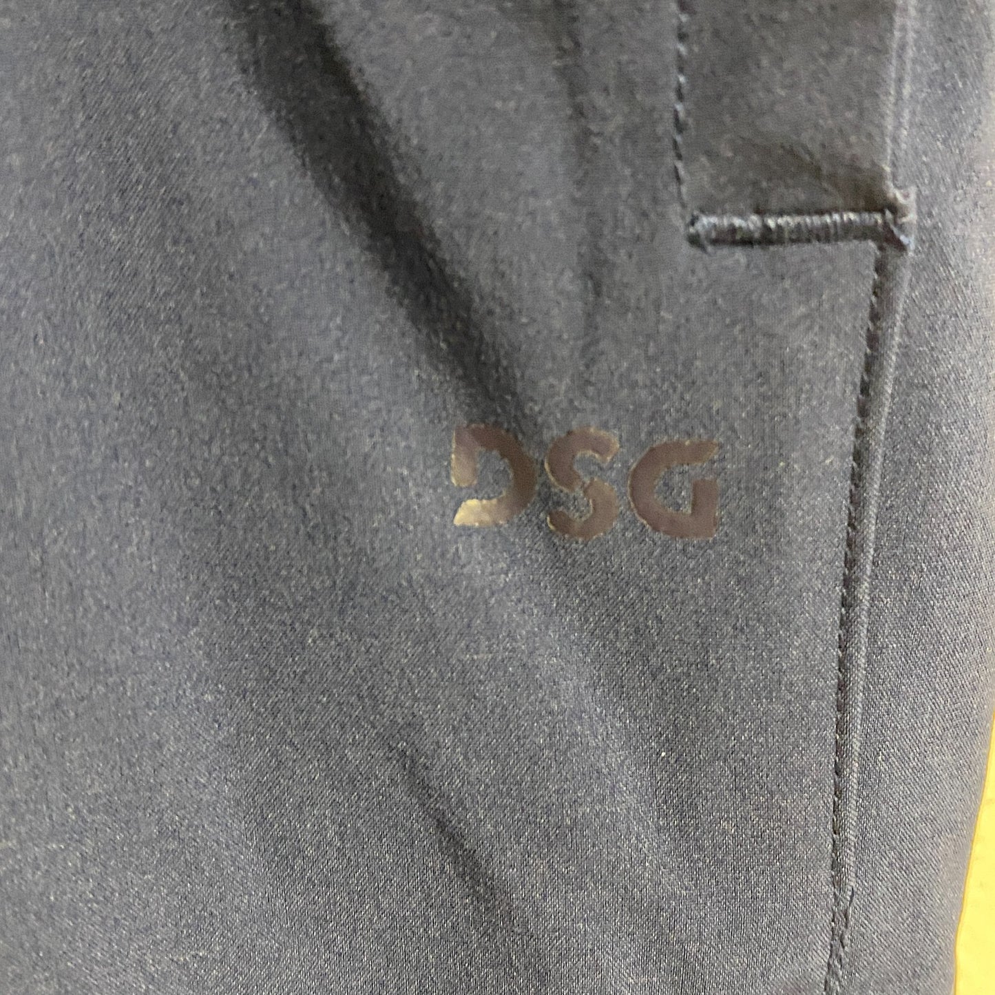 DSG Men's 5"inseam Athletic Fit 2-In-1 Agility Short Navy Americana Pinstripe