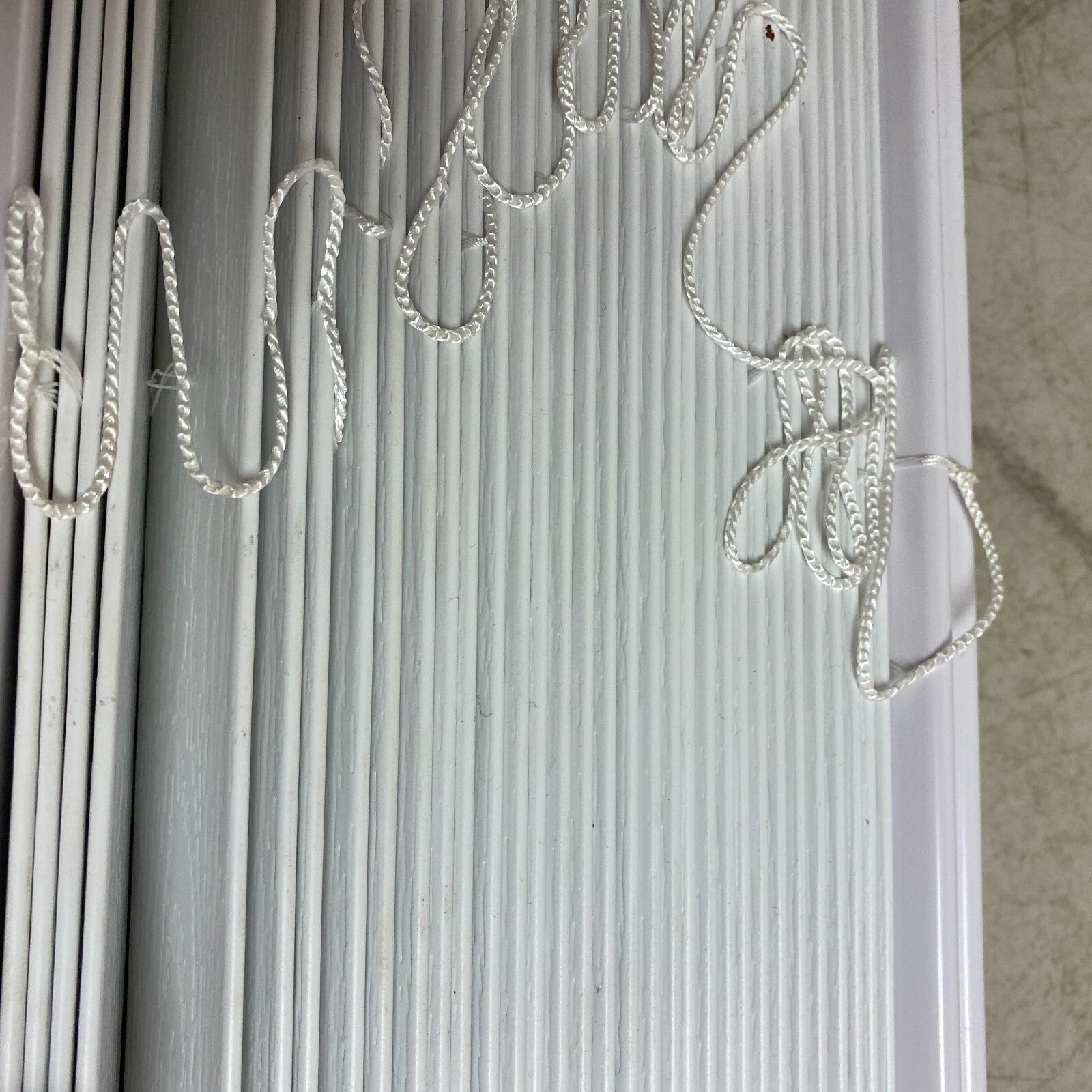 allen + roth 2-in Room Darkening Cordless Faux Wood Blind White 34in x 64in