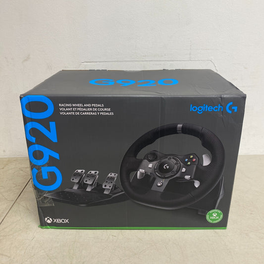 Logitech G920 Driving Force Racing Wheel & Pedals for Xbox Series X|S, Xbox New.