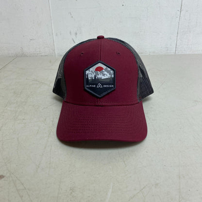 Alpine Design Men's AD M Patch Trucker Maroon ADMA3005