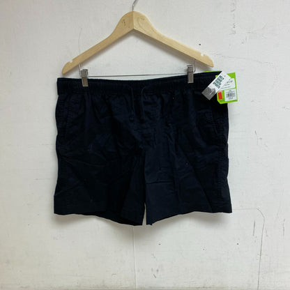 DSG 6.5" Men's Casual Cotton Short PURE BLACK Solid  DAM22100