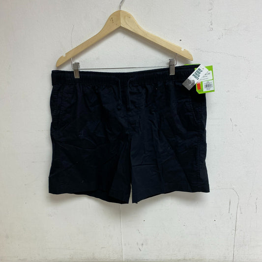 DSG 6.5" Men's Casual Cotton Short PURE BLACK Solid  DAM22100