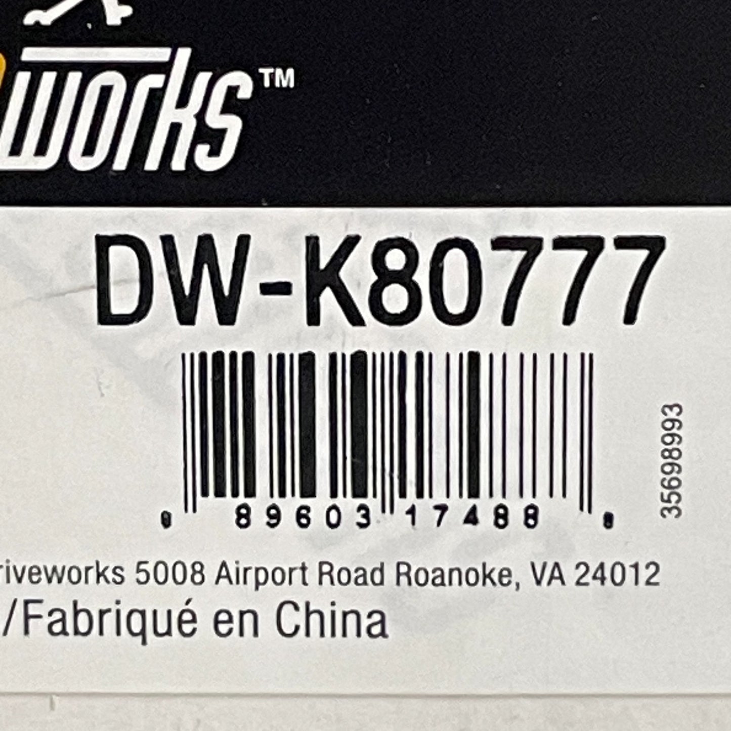 DriveWorks DW-K80777 Front Track Bar Bushing Polyurethane for 03-07 Dodge RAM