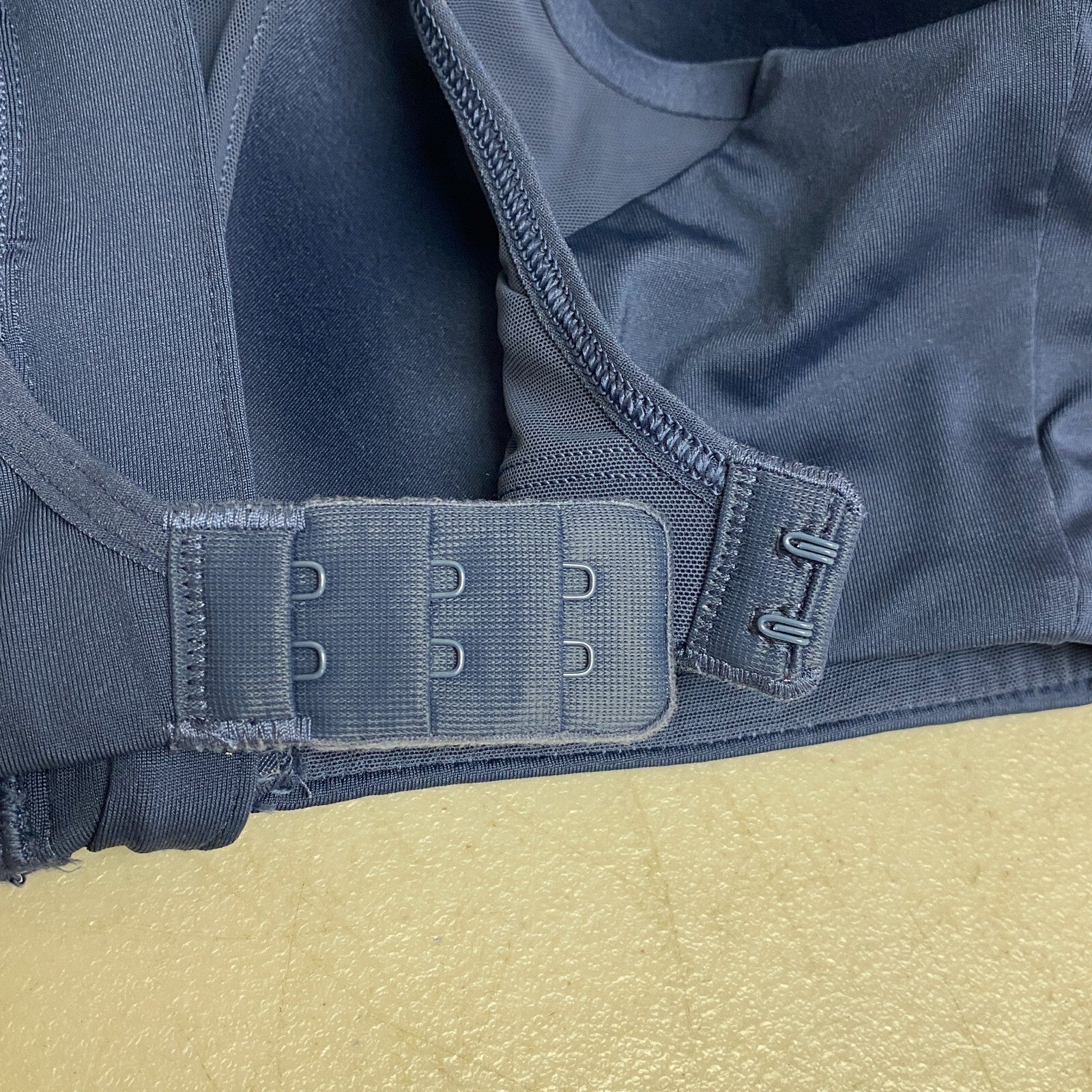 Calia Women High support Go All Out Zip Front Bra Ardosia Slate WAX17103 New