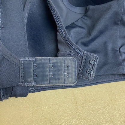 Calia Women High support Go All Out Zip Front Bra Ardosia Slate WAX17103 New