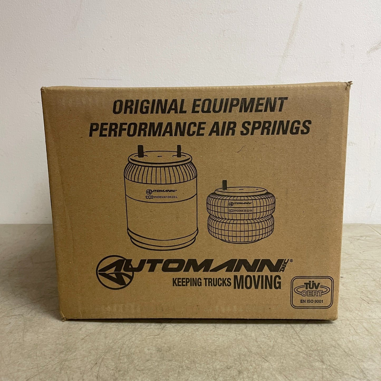 Automann ABSP2B12RA-6944 Air Spring Double Convoluted for Commercial Truck