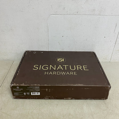 Signature Hardware Lentz Widespread Bathroom Faucet Body-Less Handles-Brushed..
