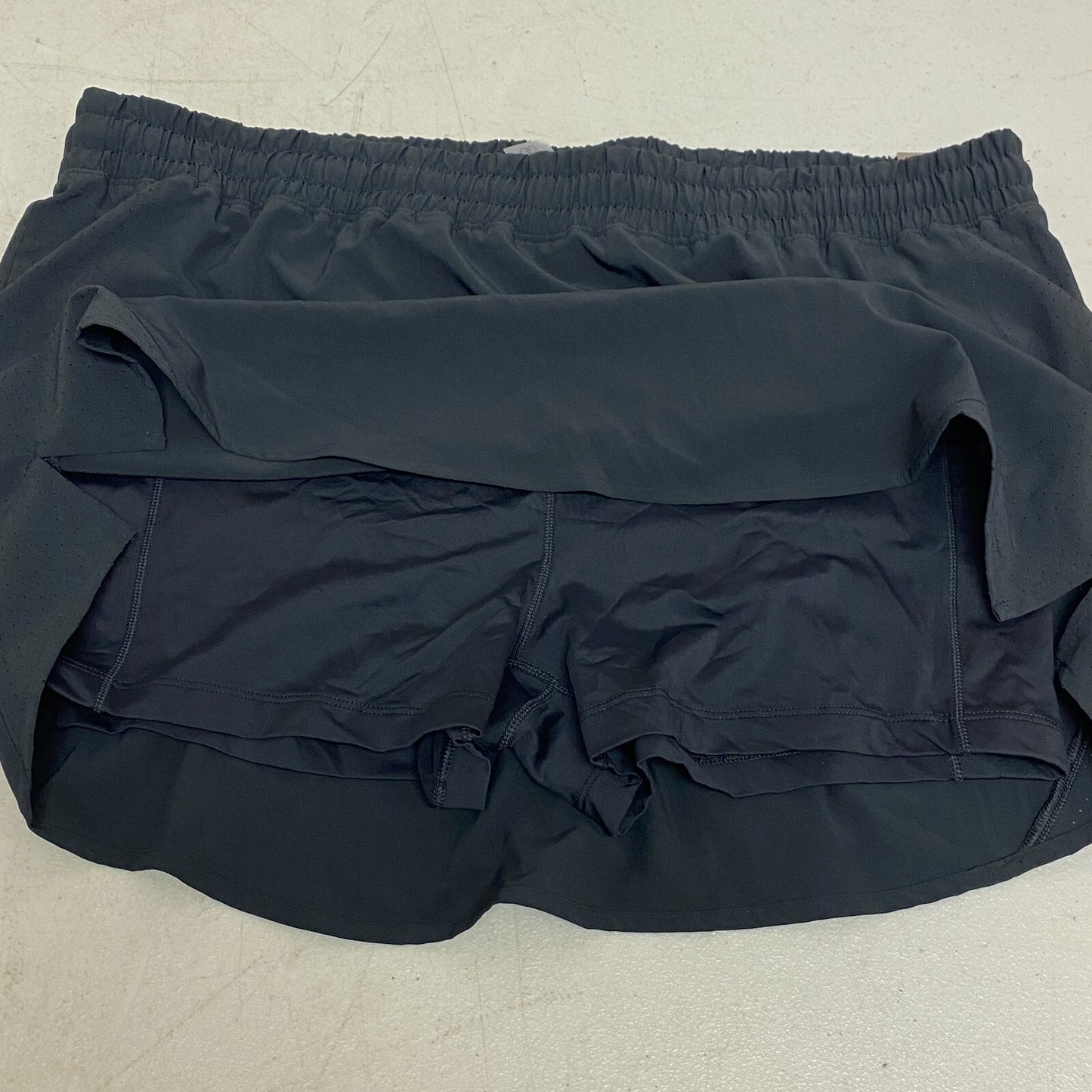 Calia Women's Infinity Run Skort Pure Black WAX12360  BRAND NEW Solid WAX12360