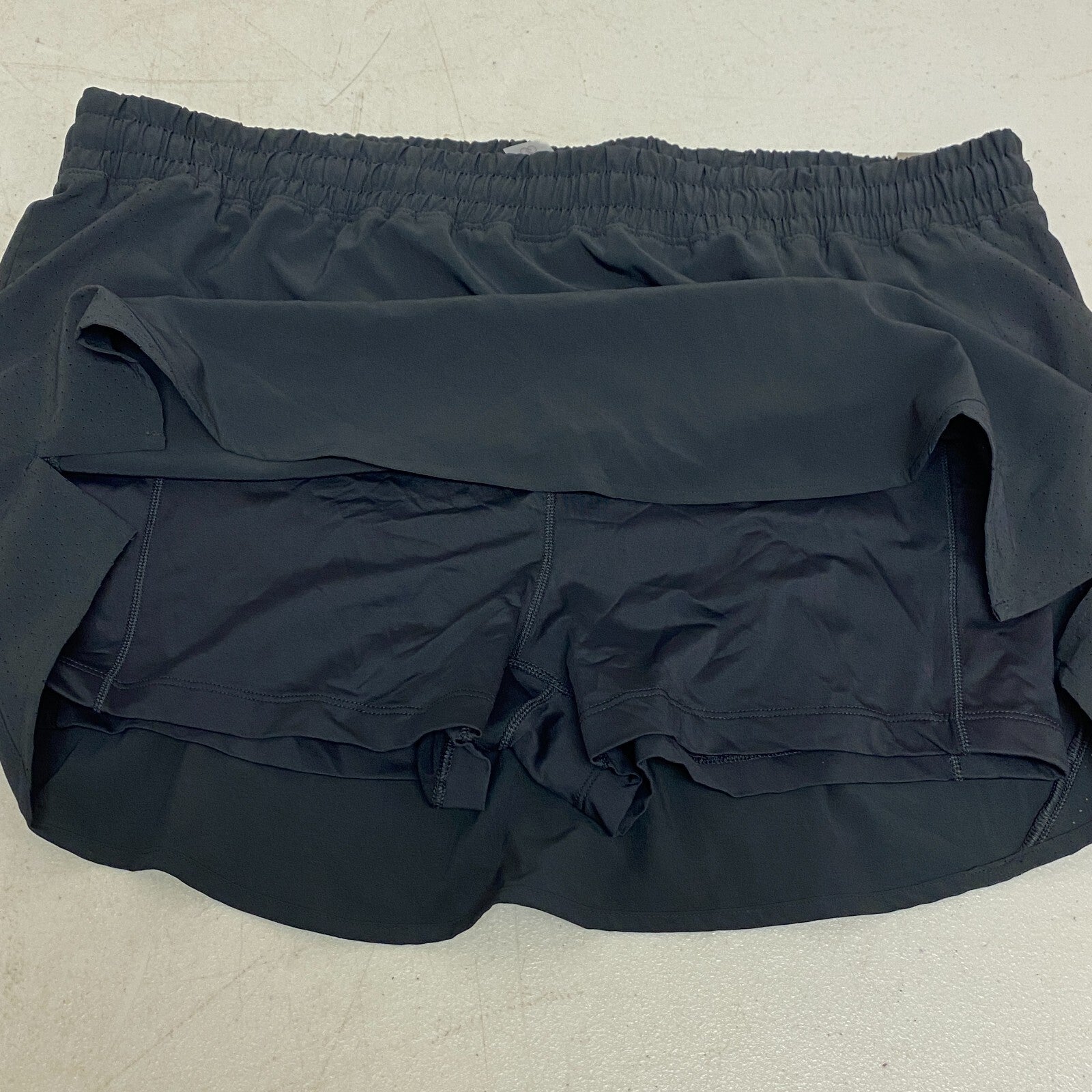 Calia Women's Infinity Run Skort Pure Black WAX12360  BRAND NEW Solid WAX12360