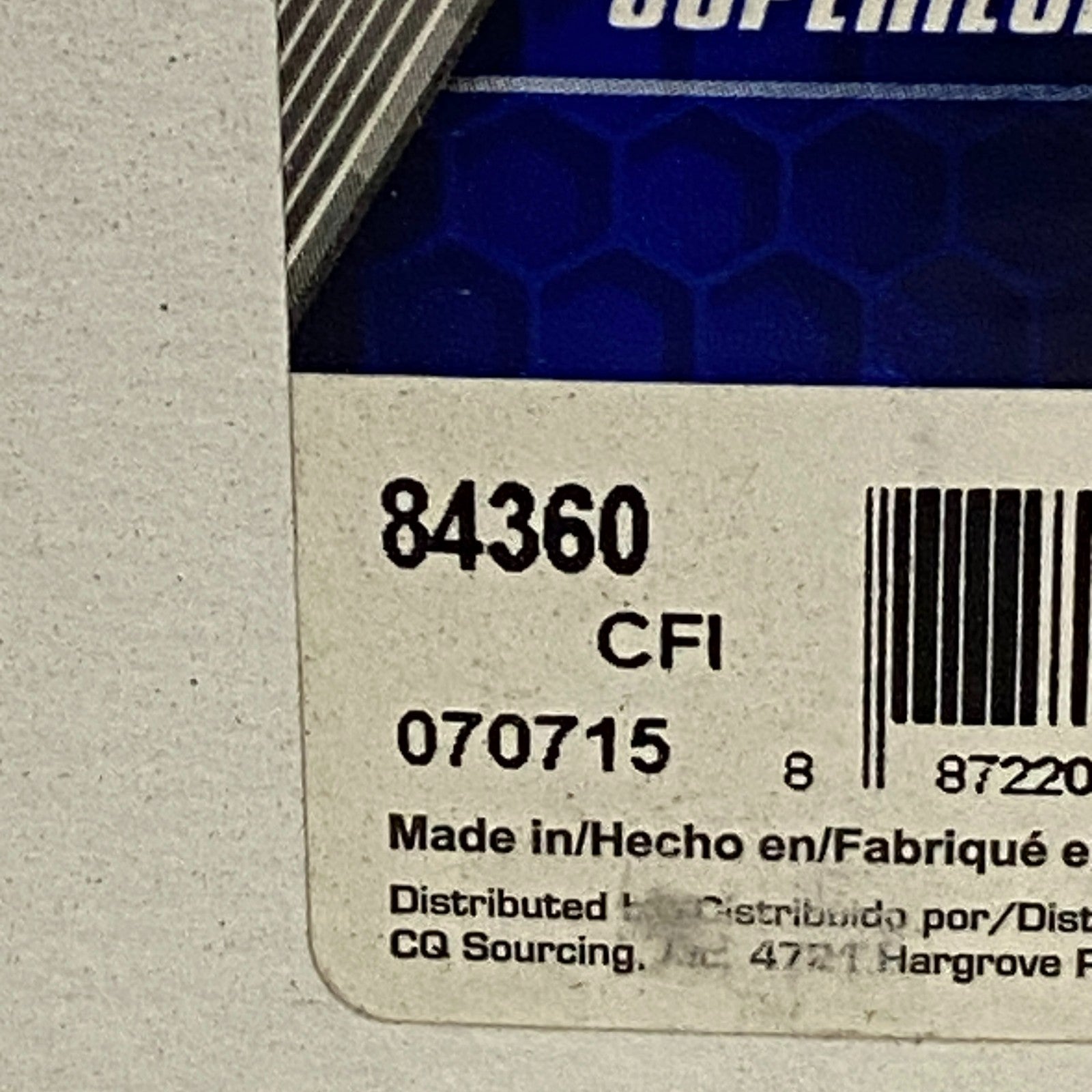 Carquest Filter 84360