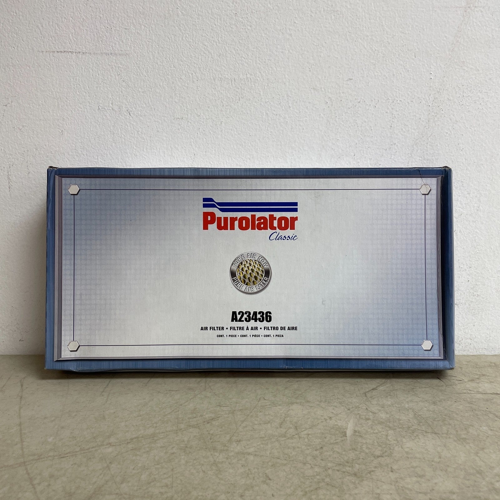 Purolator Classic Engine Air Filter Panel 13.63″ × 6.75″ A23436 Volvo Fit
